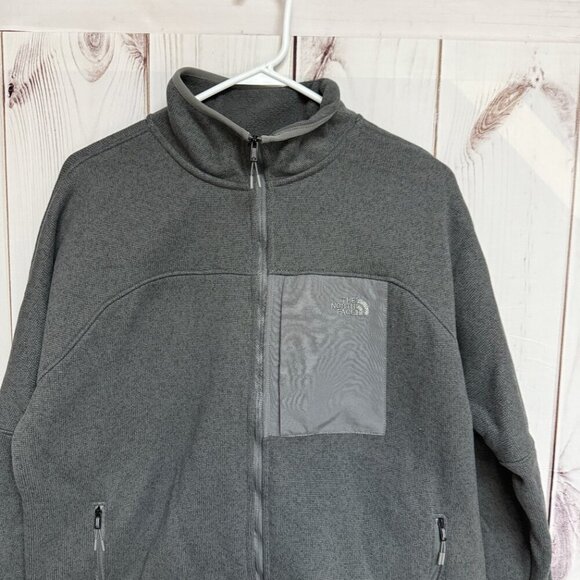 The North Face Front Range Fleece Jacket Men’s Large Smoked Pearl EUC - Picture 3 of 11